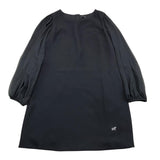 MONNALISA abito manica lunga tinta unia Nero per Bambina 414913 NERO MONNALISA 