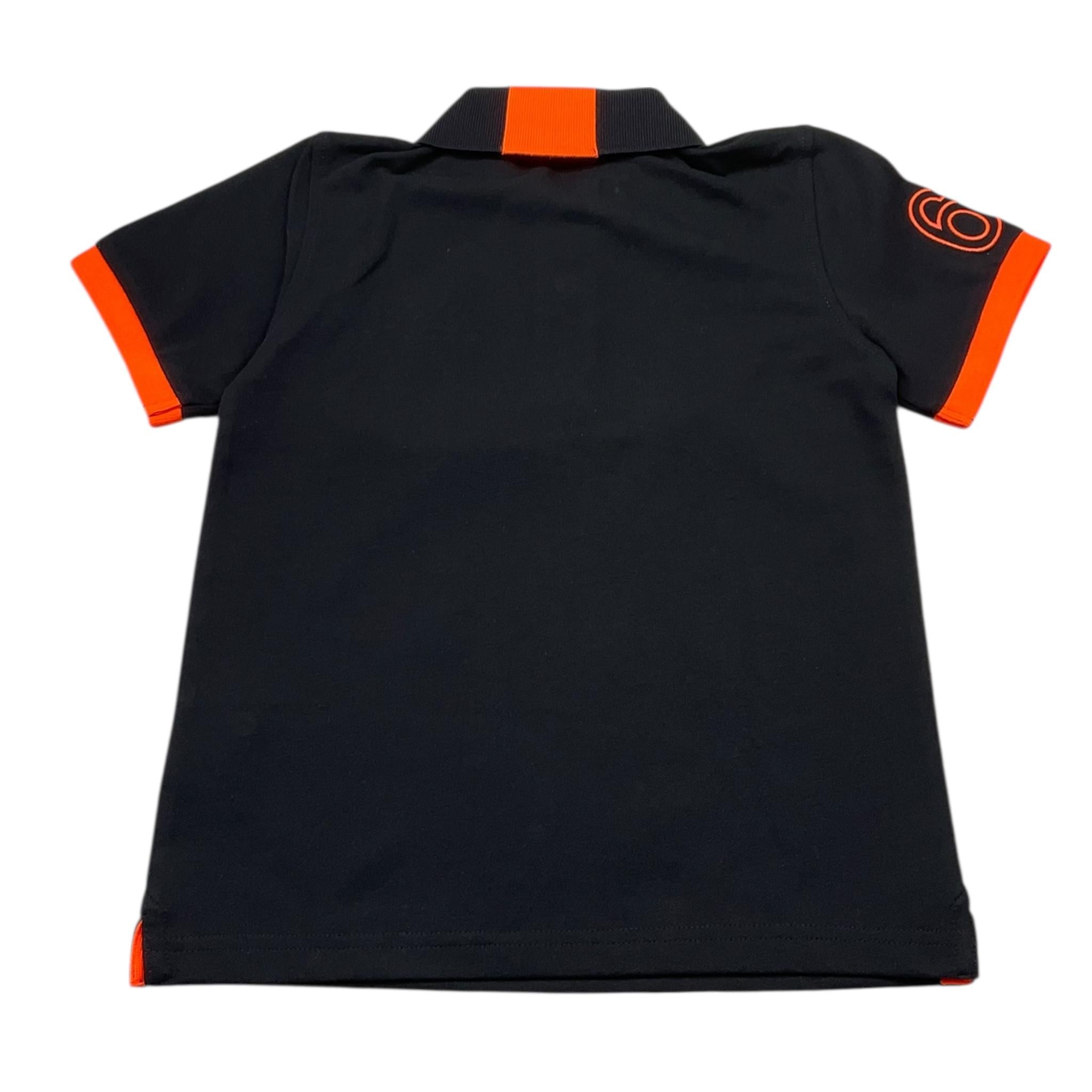Suns68 Polo Mezza Manica Tinta Unita con Stampa per Bambino A35322 NERO SUNS68 