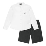 Emporio Armani Completo 2 Pezzi Camicia-Bermuda Bicolore per Bambino 3D4VJ3 BIANCO/BLU EMPORIO ARMANI 
