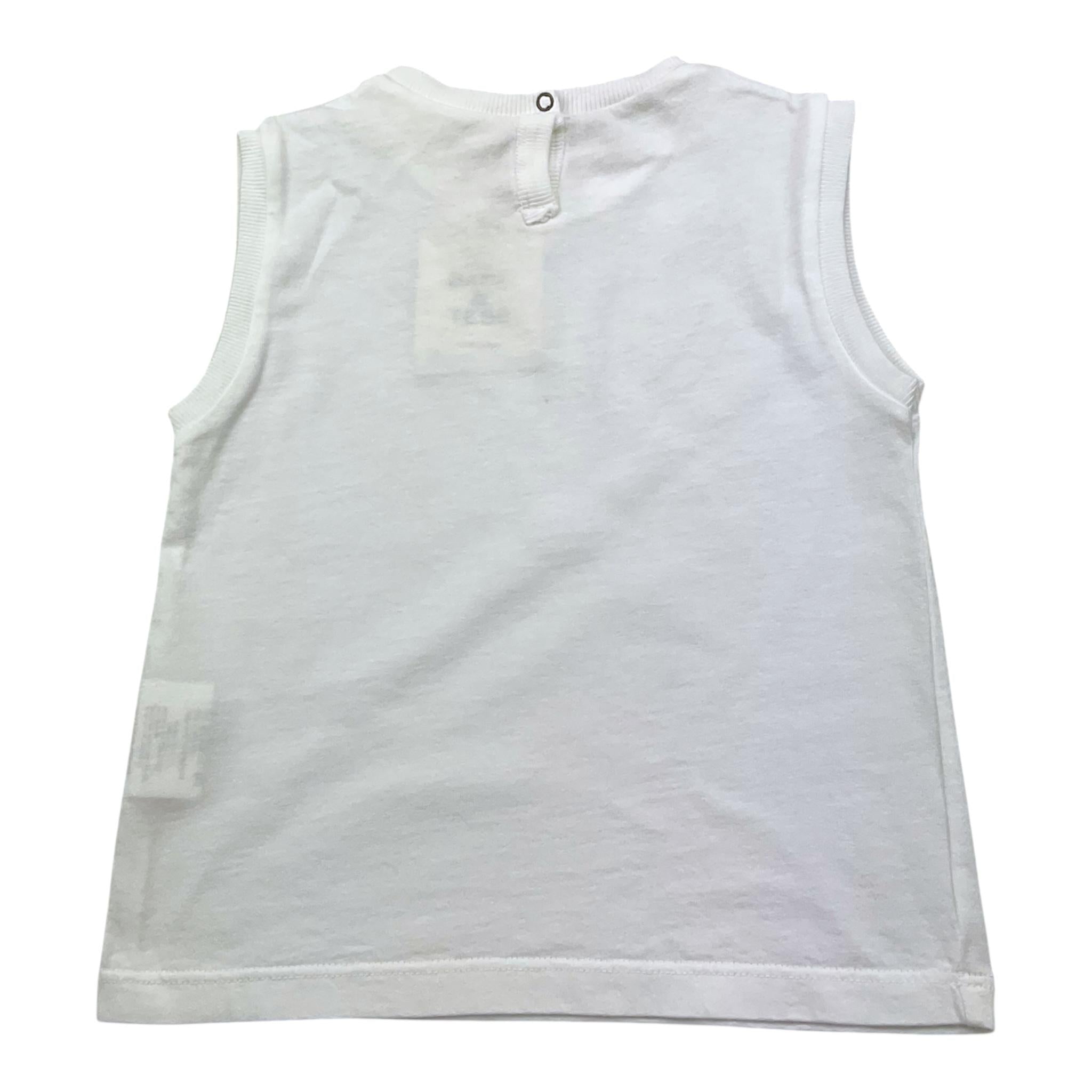 Babe & Tess Canotta Girocollo Tinta Unita per Neonato 22518117 BIANCO BABE & TESS 