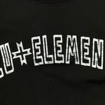 ZU+ELEMENTS felpa tinta unita girocollo con stampa Nero per Bambino ZU1707X NERO ZU+ELEMENTS 