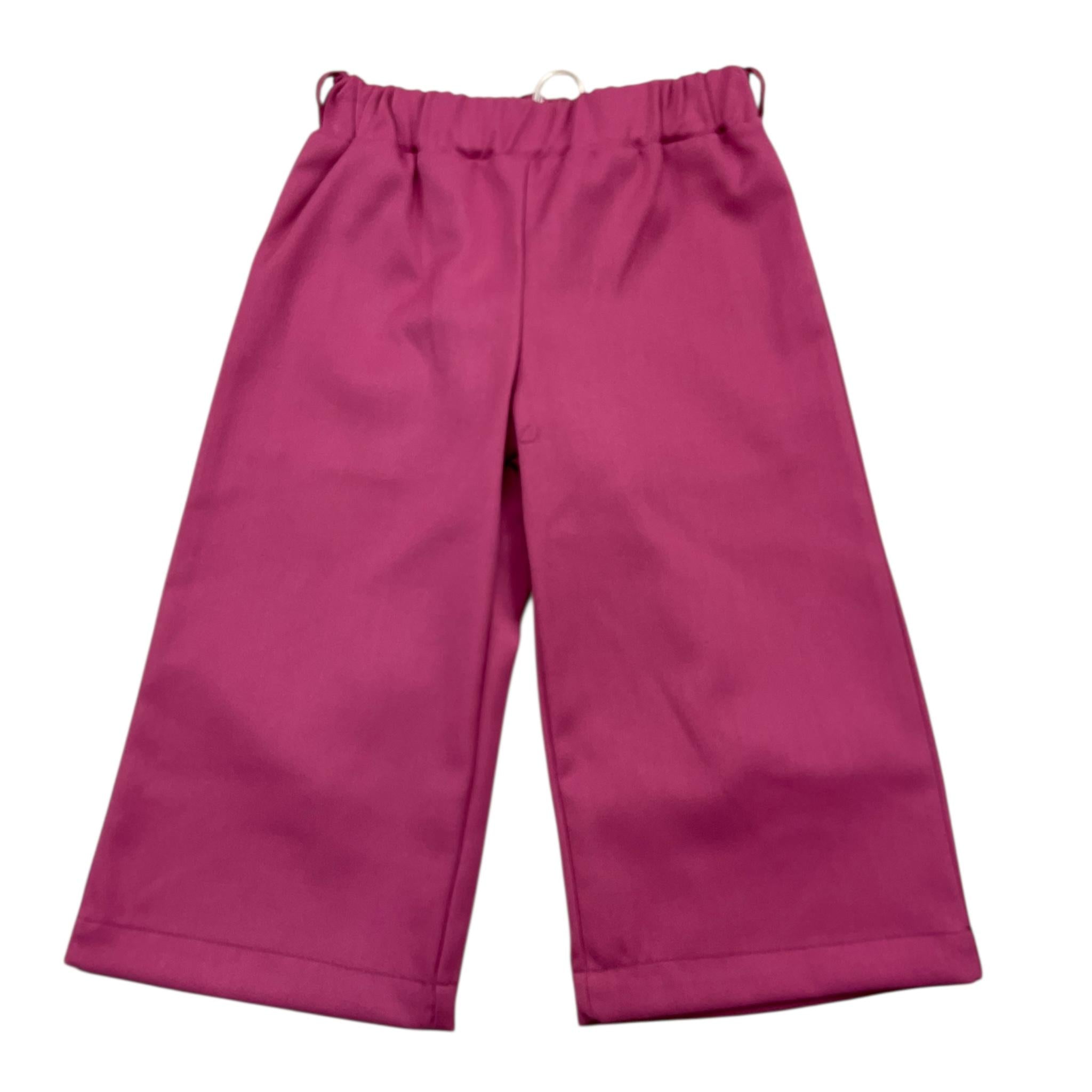 LIU JO pantalone tinta unita modello a palazzo Viola per Neonata KF3089N VIOLA LIU JO 