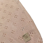 Bamboom+Babies Pagliaccetto Tinta Unita Traforato per Neonata 545 PESCA BAMBOOM+BABIES 