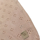 Bamboom+Babies Pagliaccetto Tinta Unita Traforato per Neonata 545 PESCA BAMBOOM+BABIES 