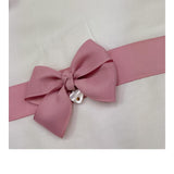 Ninnaoh Set 3 Pezzi Lenzuola Tinta Unita con Applicazioni per Neonata E25LE8 BIANCO NINNAOH 