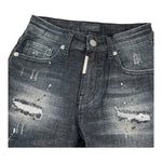 DO NOT CONFORM jeans tinta unita cn strappi Nero per Neonato CR04 NERO DO NOT CONFORM 