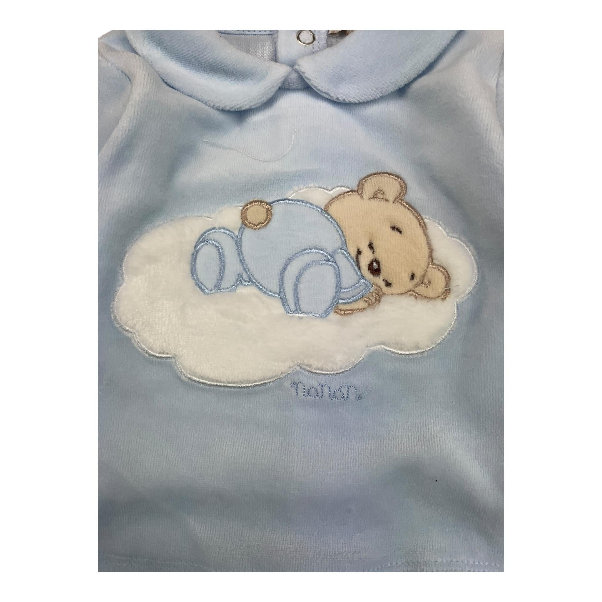 NANAN completo 2pz maglia-ghettina Azzurro per Neonato AI2400203A AZZURRO NANAN 