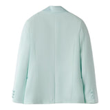 Sarabanda Giacca Tinta Unita Doppio Petto per Bambina 0B492X VERDE ACQUA SARABANDA 