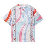 Emilio Pucci Camicia Tinta Unita con Fantasia per Bambina PU5A41 LILLA EMILIO PUCCI 