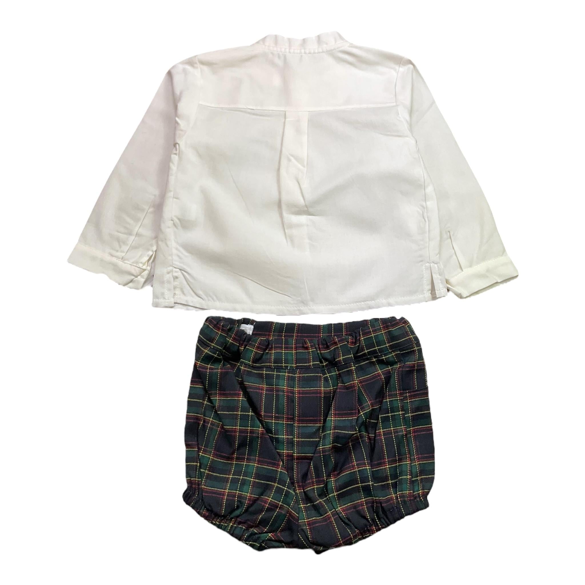 VALENTINA BEBES completo 2pz camicia-bermuda Bianco per Bambino MAR87 BIANCO VALENTINA BEBES 