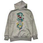 JOHN RICHMOND felpa chiusa con cappuccio tinta unita Grigio per Bambino RBA2519FE GRIGIO JOHN RICHMOND 