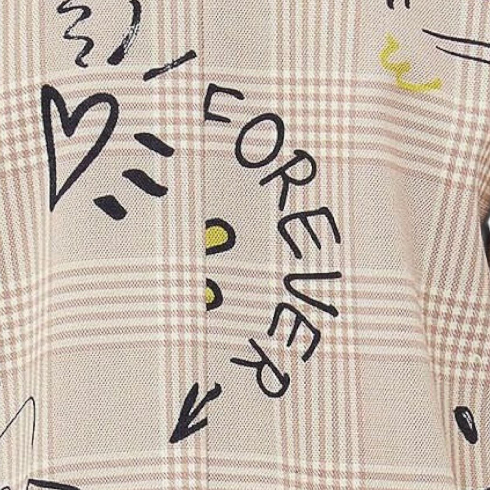 Liu Jo Giacca Tinta Unita con Fantasia per Bambina GA5022 BEIGE LIU JO 