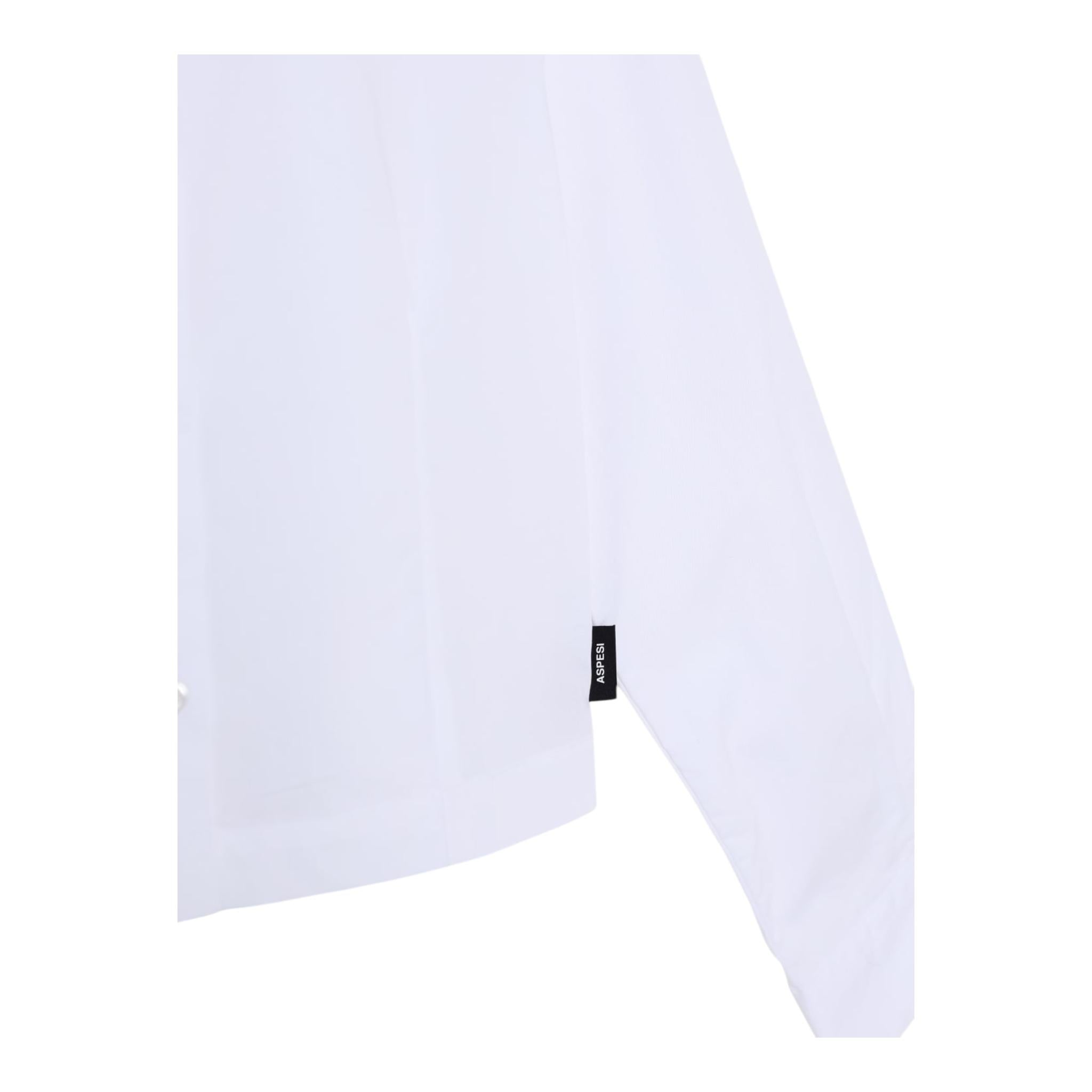 Aspesi Camicia Tinta Unita per Bambina S25035CLC0068 BIANCO ASPESI 