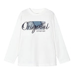 MAYORAL shirt girocollo tinta unita con stampa Bianco per Bambino 4046 BIANCO MAYORAL 