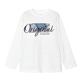 MAYORAL shirt girocollo tinta unita con stampa Bianco per Bambino 4046 BIANCO MAYORAL 