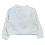 Aeronautica Militare Felpa Chiusa Girocollo Tinta Unita con Stampa Logo per Bambino 251FE0027AJ BIANCO AERONAUTICA MILITARE 