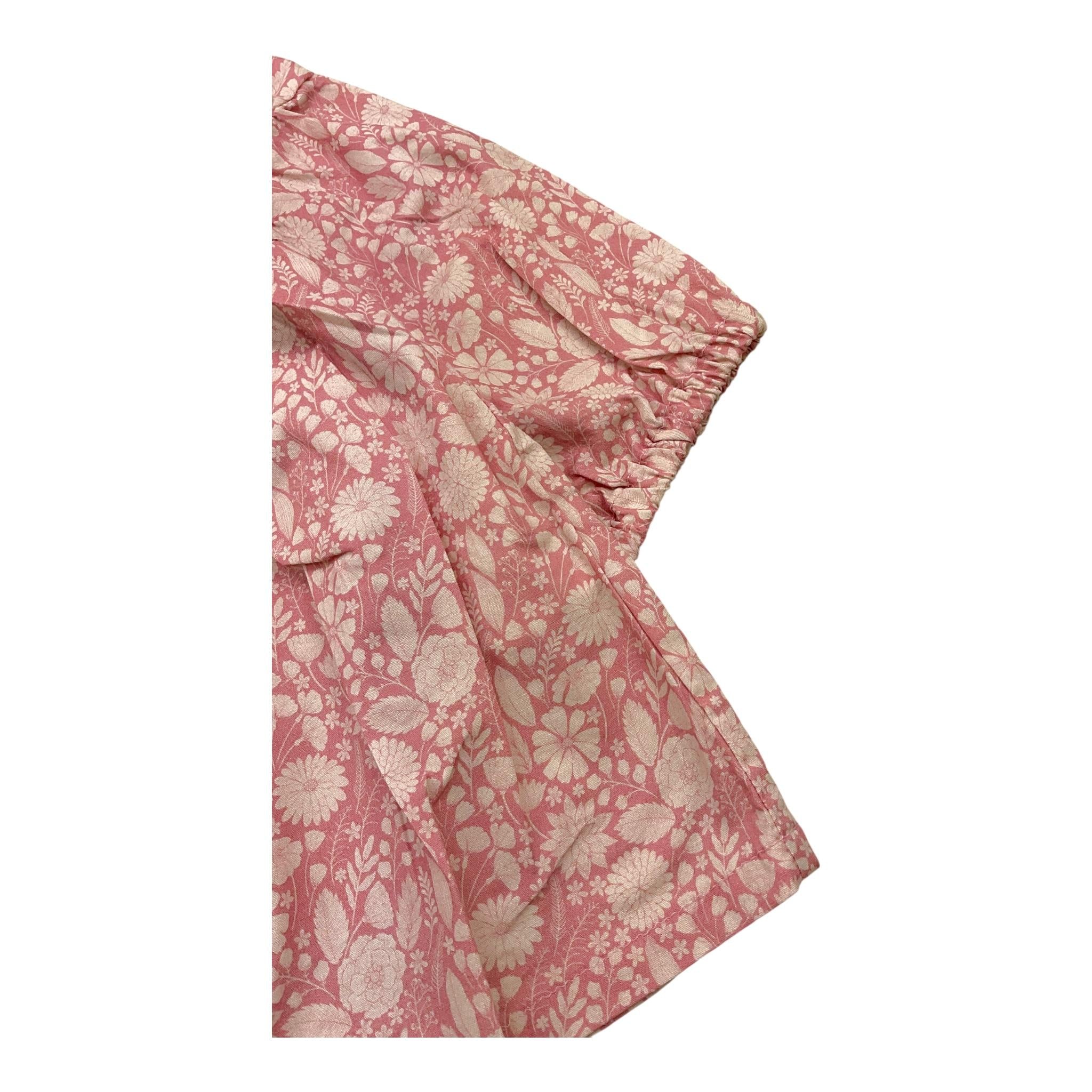 Babe & Tess Camicia Tinta Unita con Stampa Fiori per Neonata 03518078N ROSA BABE & TESS 