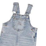 Levi'S Salopette In Denim Tinta Unita per Neonato 6EE584 AZZURRO LEVI'S 