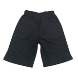 Datch Bermuda In Tuta Tinta Unita Con Stampa Nero Per Bambino