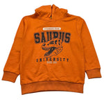 LOSAN felpa chiusa con cappuccio tinta unita con stampe Arancione per Bambino 51030236029022 ARANCIONE LOSAN 