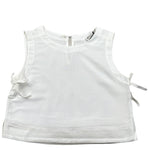 Please Top Giromanica Tinta Unita per Bambina CC89300G72X BIANCO PLEASE 