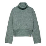 CALVIN KLEIN maglia collo alto tinta unita Verde per Bambina IG0IG02649 VERDE CALVIN KLEIN 