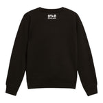Golden Goose Felpa Chiusa Girocollo Tinta Unita per Bambino GKP01271 NERO GOLDEN GOOSE 