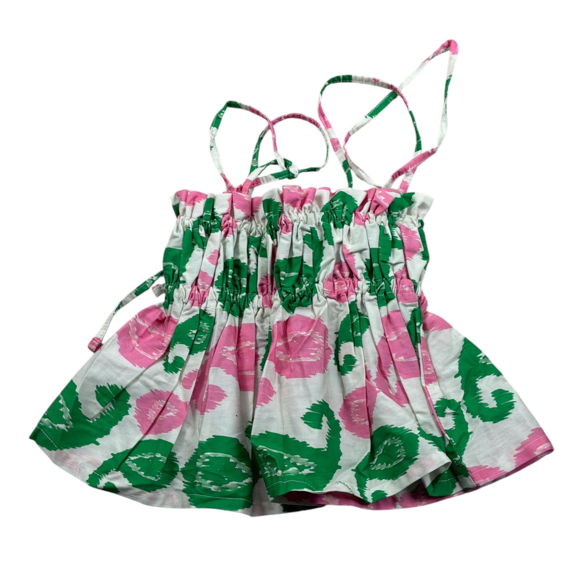 Mariuccia Top Bretelline tinta unita con Stampe Bianco per Neonata MBSS23T755 BIANCO MARIUCCIA 