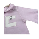 Elisabetta Franchi Tutina Manica Lunga Tinta Unita con Ricami per Neonata ENTU131X LILLA ELISABETTA FRANCHI 