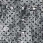 John Richmond Giubbino In Denim Tinta Unita per Bambino RBP25145GB NERO JOHN RICHMOND 