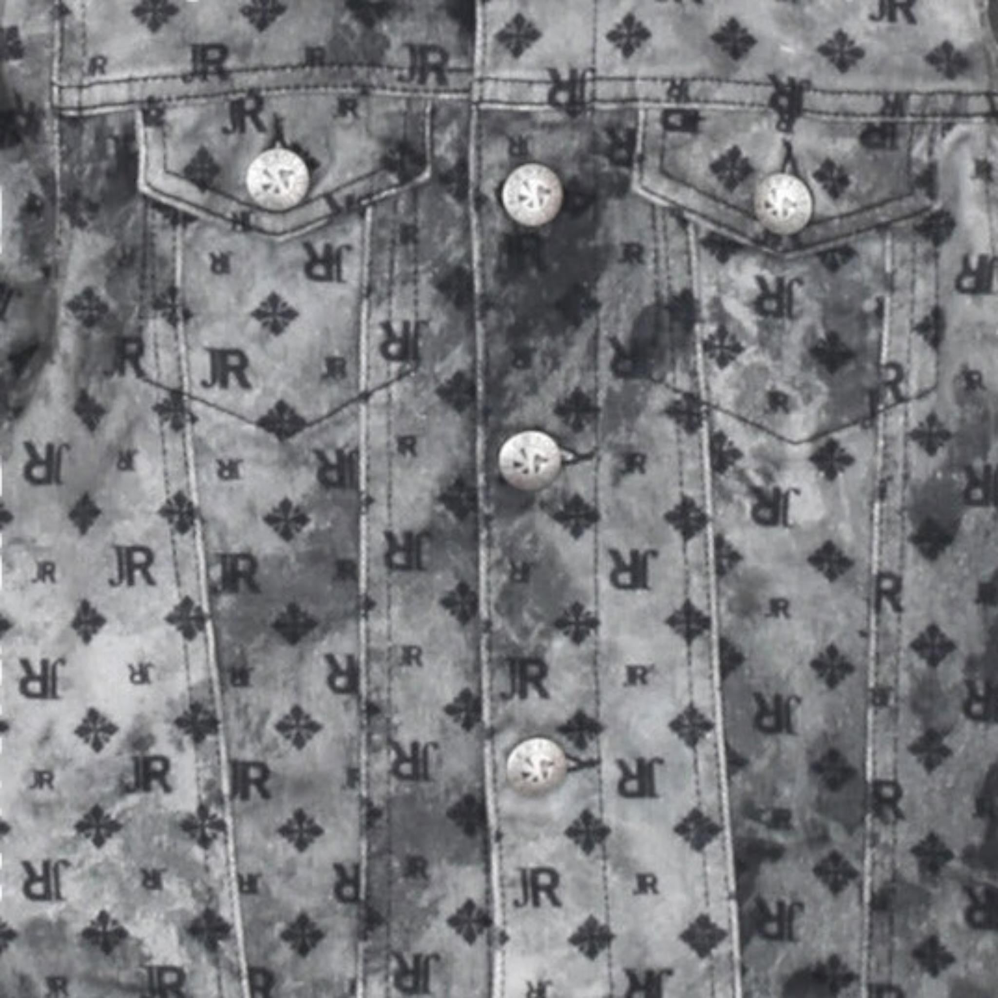 John Richmond Giubbino In Denim Tinta Unita per Bambino RBP25145GB NERO JOHN RICHMOND 