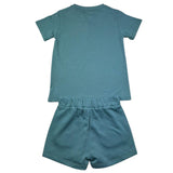 Trussardi Completo 2 Pezzi T-Shirt-Bermuda Tinta Unita per Bambina TGP26005CJ VERDE TRUSSARDI 