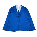 Manuel & Frank Giacca Tinta Unita con Bottoni per Bambino MF6204R COBALTO MANUEL & FRANK 