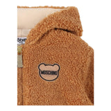 MOSCHINO giubbino modello teddy tinta unita con zip e cappuccio Biscotto per Bambino MUS02S BISCOTTO MOSCHINO 