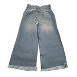 M+E' Jeans Tinta Unita Modello Palazzo per Neonata UE1701 AZZURRO M+E' 