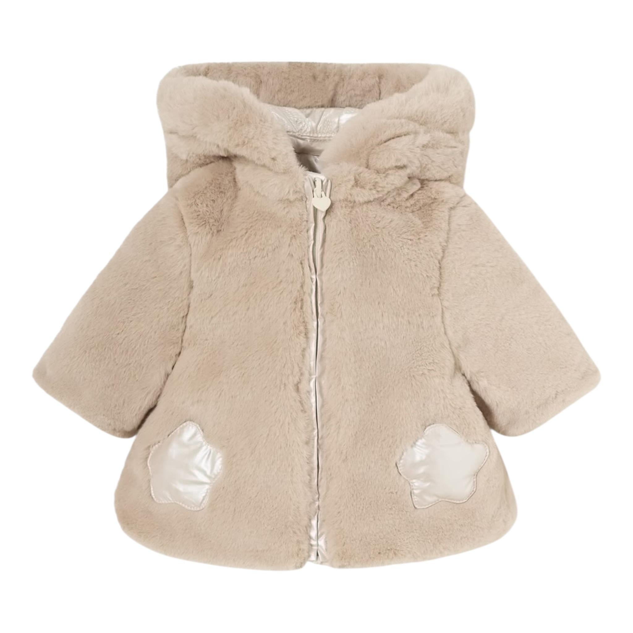 MAYORAL giubbino reversibile bicolore con cappucci Beige per Neonata 2454X BEIGE MAYORAL 