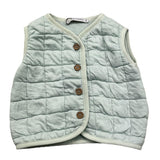 BAMBOOM+BABIES gilet tinta unita con bottoni in contrasto Azzurro per Neonato 713 AZZURRO BAMBOOM+BABIES 