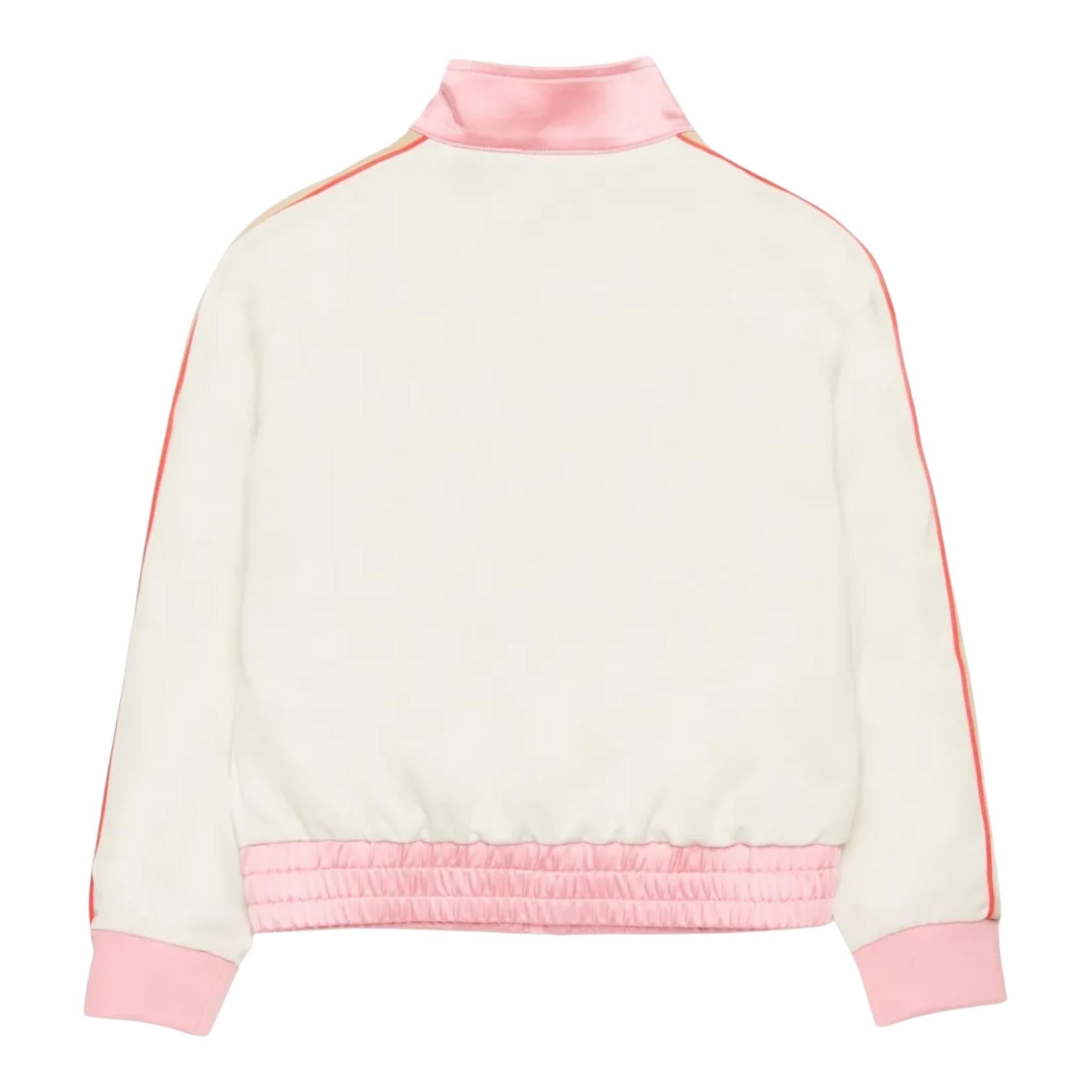 Diesel Felpa con Zip Tinta Unita per Bambina J02184 BIANCO DIESEL 