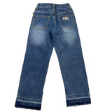 GAELLE jeans tinta unita con girovita regolabile Blu per Bambina 2741PD00309X BLU GAELLE 