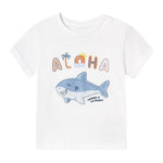 Mayoral T-Shirt Girocollo Tinta Unita con Stampa per Neonato 1066X BIANCO MAYORAL 