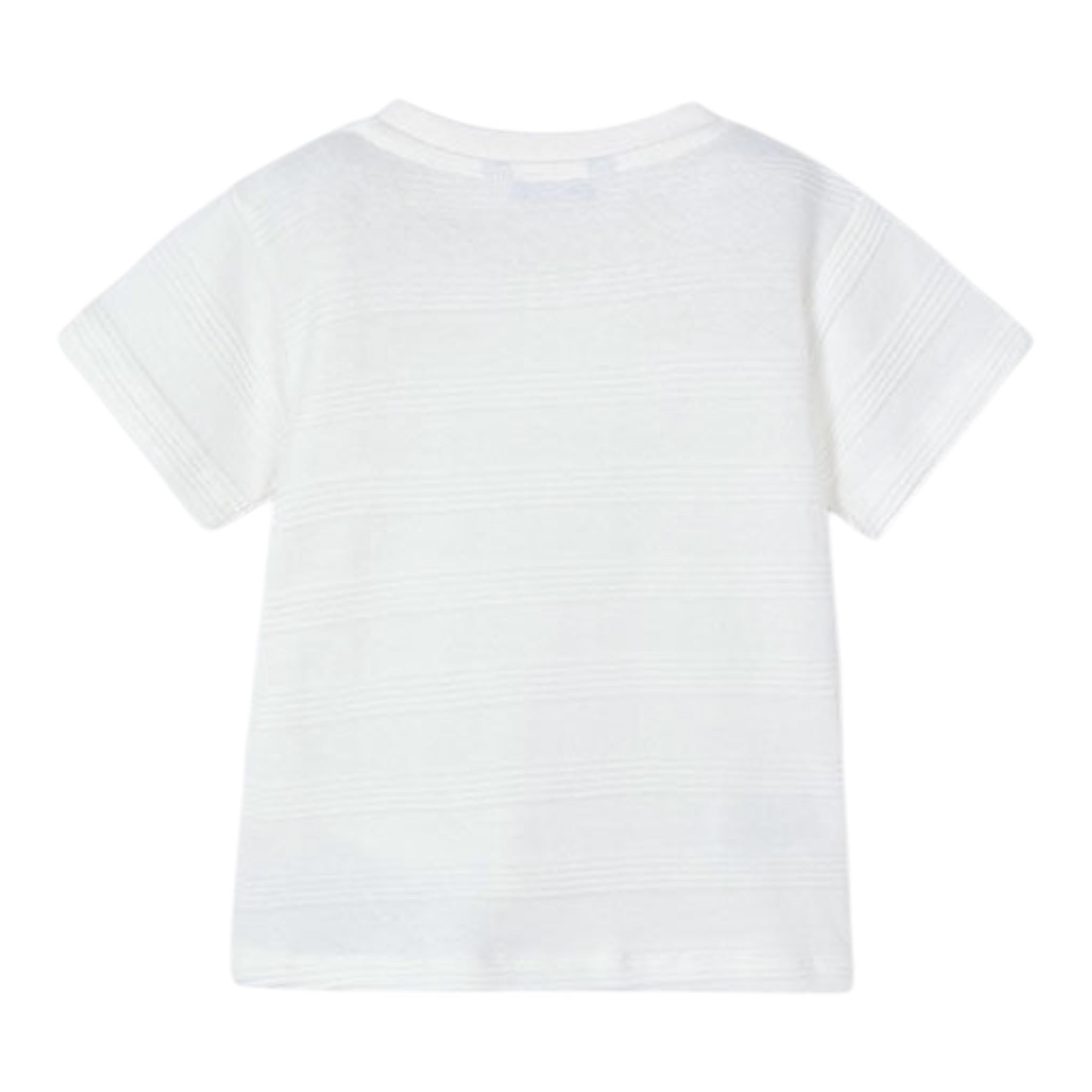 Mayoral T-Shirt In Maglia Girocollo Tinta Unita per Bambino 3028 BIANCO MAYORAL 