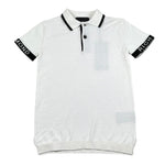 John Richmond Polo Mezza Manica Tinta Unita con Logo per Bambino RBP26147PO BIANCO JOHN RICHMOND 