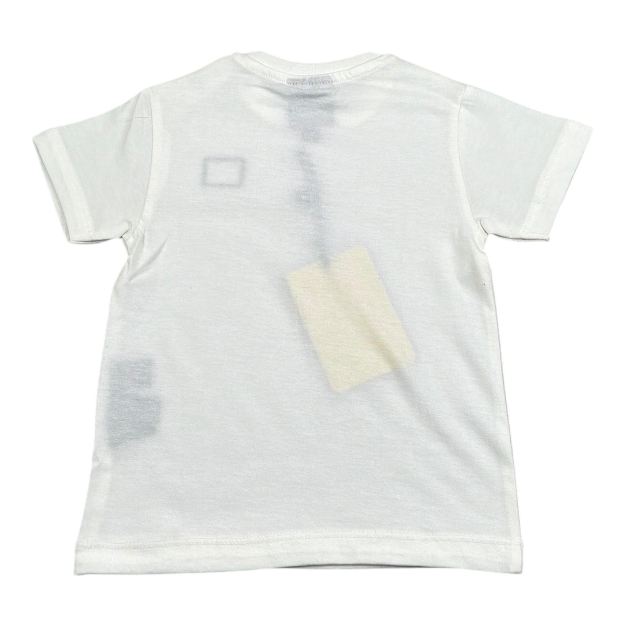 F**K T-Shirt Girocollo Tinta Unita con Stampa per Bambino FJ2450038WH BIANCO F**K 