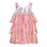 Billieblush Abito Multicolor con Paillettes Giromanica per Bambina U20968XXX MULTICOLOR BillIEBLUSH 