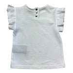 Trussardi T-Shirt Girocollo Tinta Unita con Logo per Neonata TIP26131TS BIANCO TRUSSARDI 