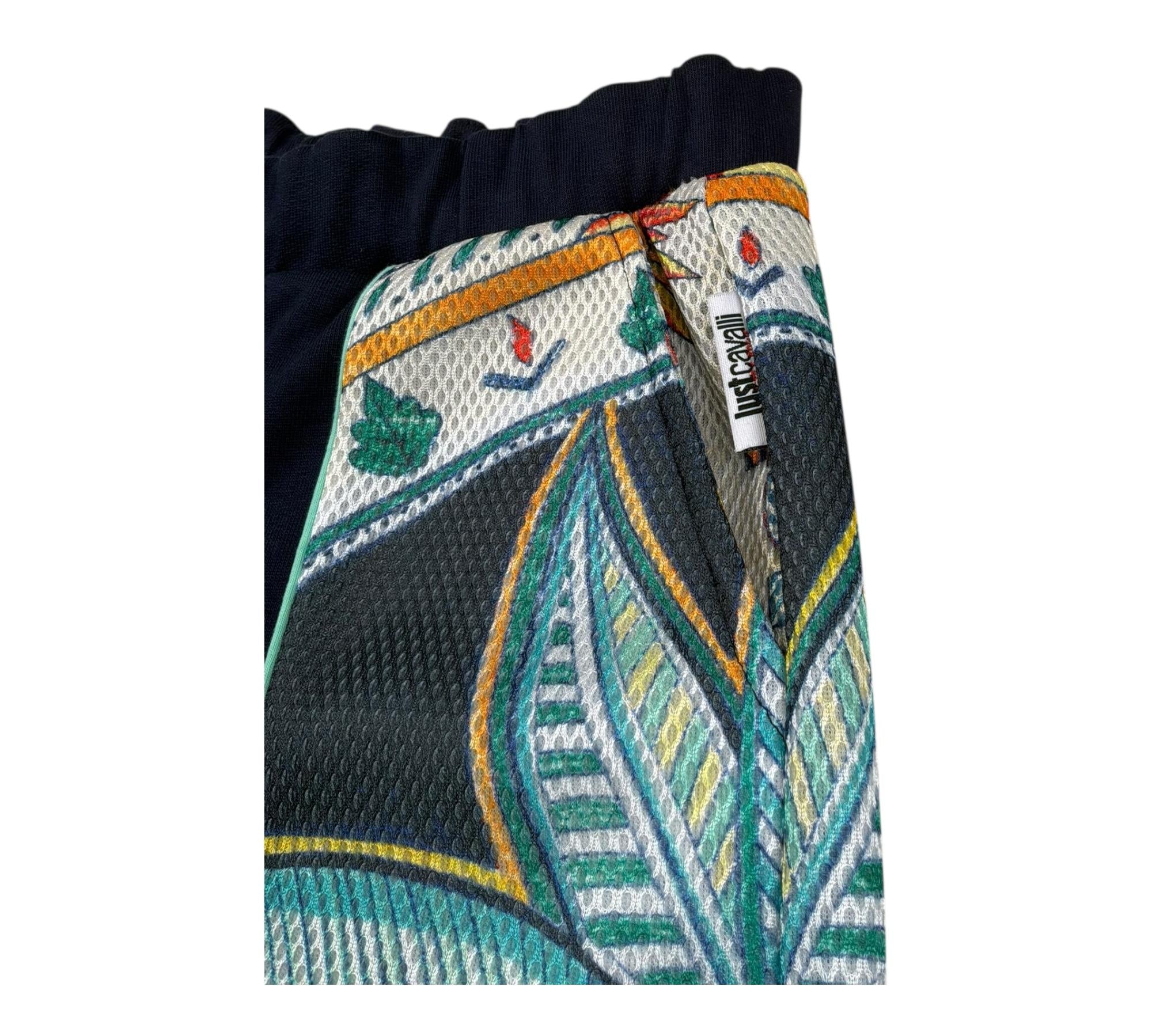 Just Cavalli Bermuda Tinta Unita Stampa Fantasia per Bambino JBP26094BE BLU JUST CAVALLI 