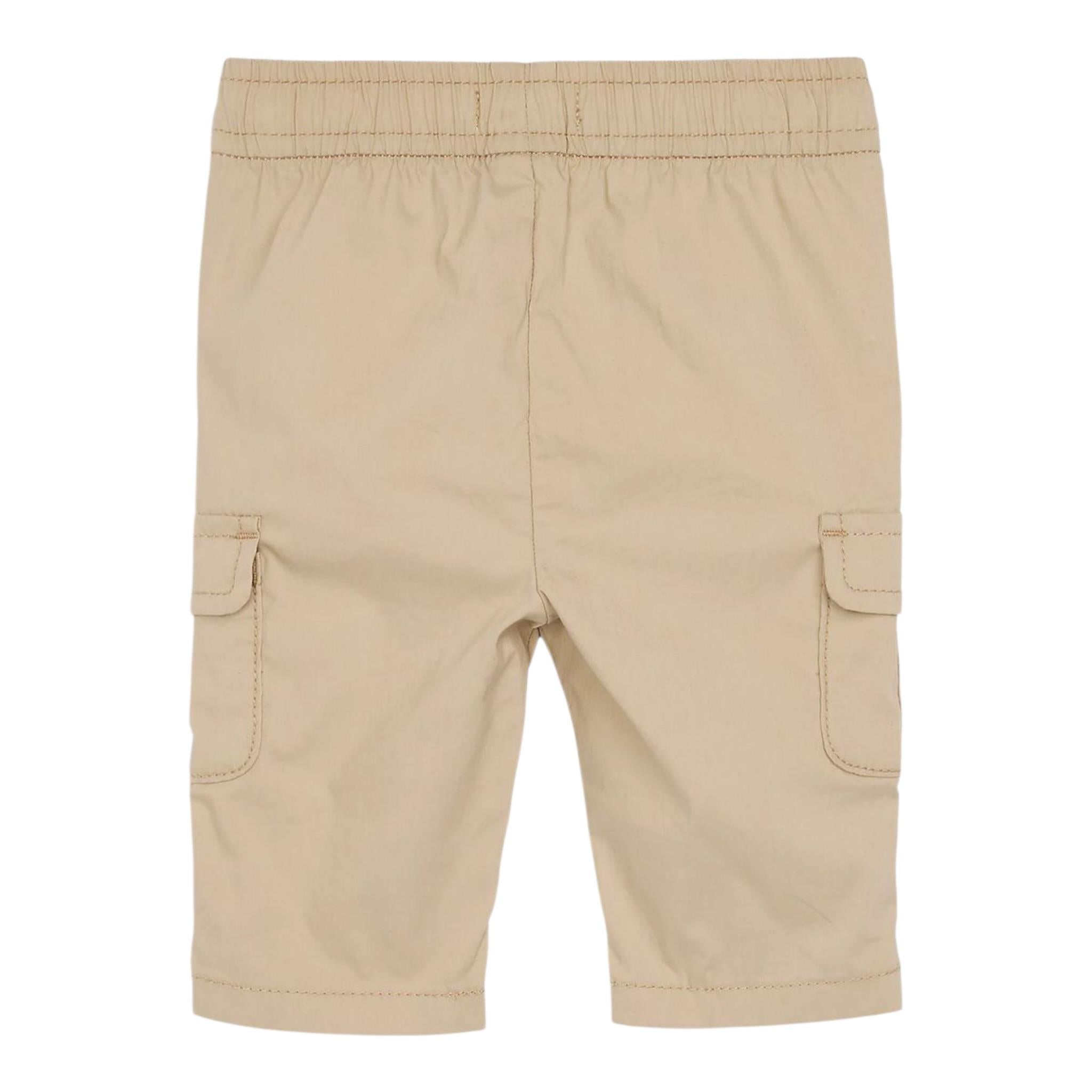 Tommy Hilfiger Pantalone Tinta Unita con Elastico In Vita per Neonato KN0KN01956X BEIGE TOMMY HILFIGER 