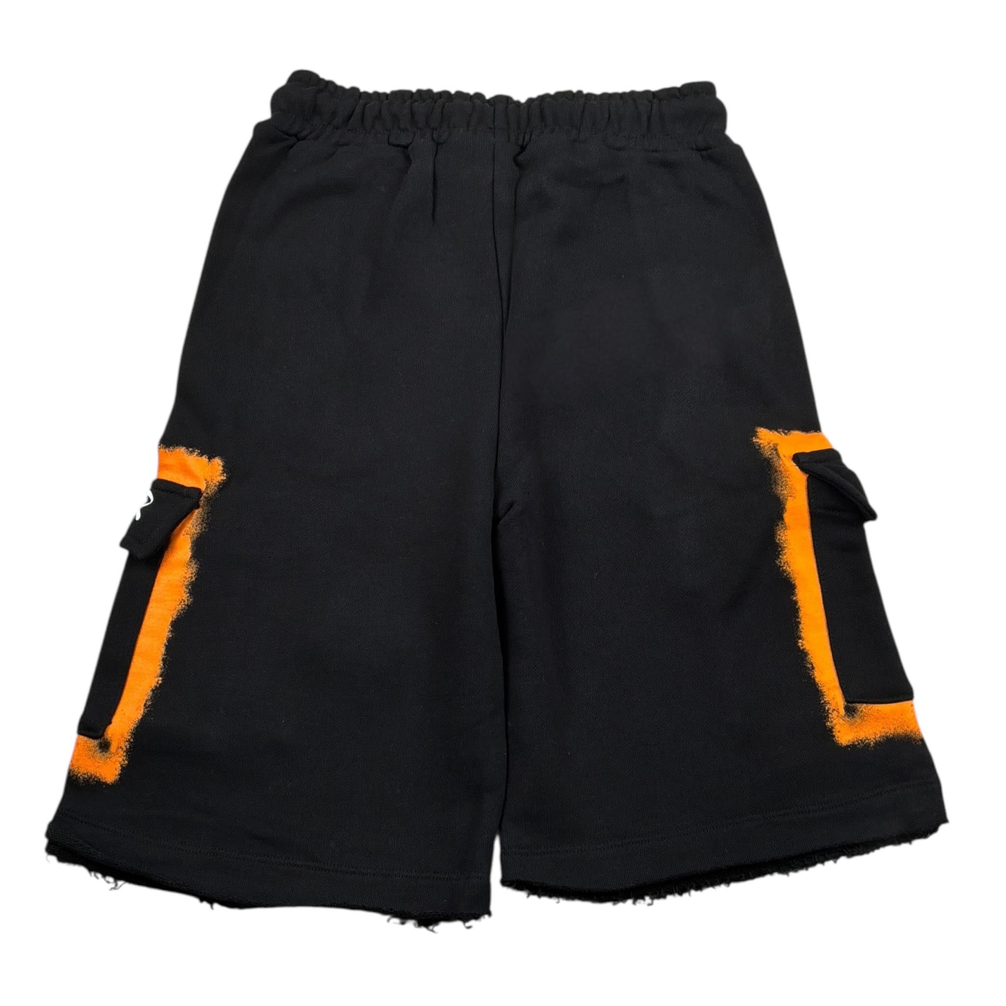 Disclaimer Bermuda In Tuta tinta unita con Stampa Nero per Bambino 23EDK53803 NERO DISCLAIMER 