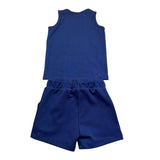 John Richmond Completo 2 Pezzi Canotta-Bermuda Tinta Unita per Neonato RIP26006CJ BLU JOHN RICHMOND 