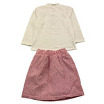 MONO STAR completo 2 pezzi shirt-gonna Bianco per Neonata M400 BIANCO MONO STAR 
